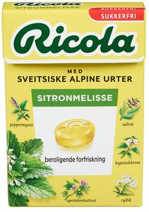 Hovedbilde Ricola Sitronmelisse SF 50g*20st.