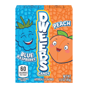 Hovedbilde DWEEBS Blue Raspberry/Peach 45g*24st. Halal