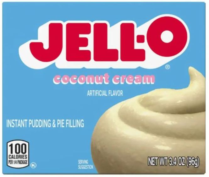 Hovedbilde Jell-O Coconut Cream Pudding Instant Mix 3.4oz ...