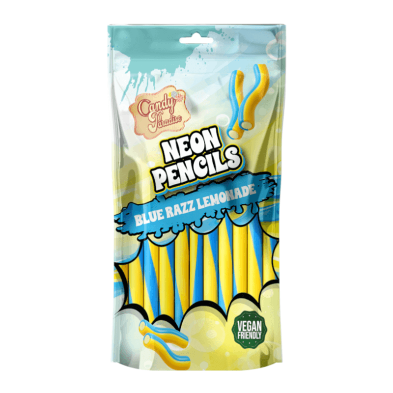 Candy Paradise Neon Pencils Blue Razz Lemonade 130g*12st.