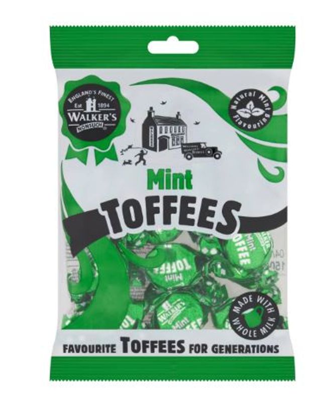 WALKERS MINT TOFFEE 150G*12st.