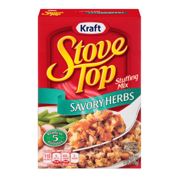 Stove Top Savoury Herb Stuffing 6oz (170g)*12st. USA