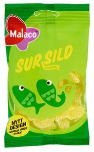 Hovedbilde Malaco Sur Sild 100g*16st.