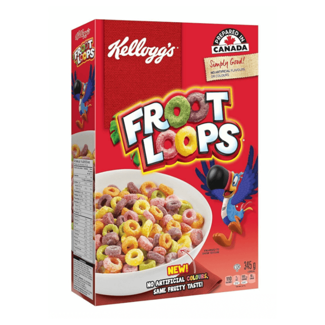 Hovedbilde Kellogg's Froot Loops 320g *12st. Canada