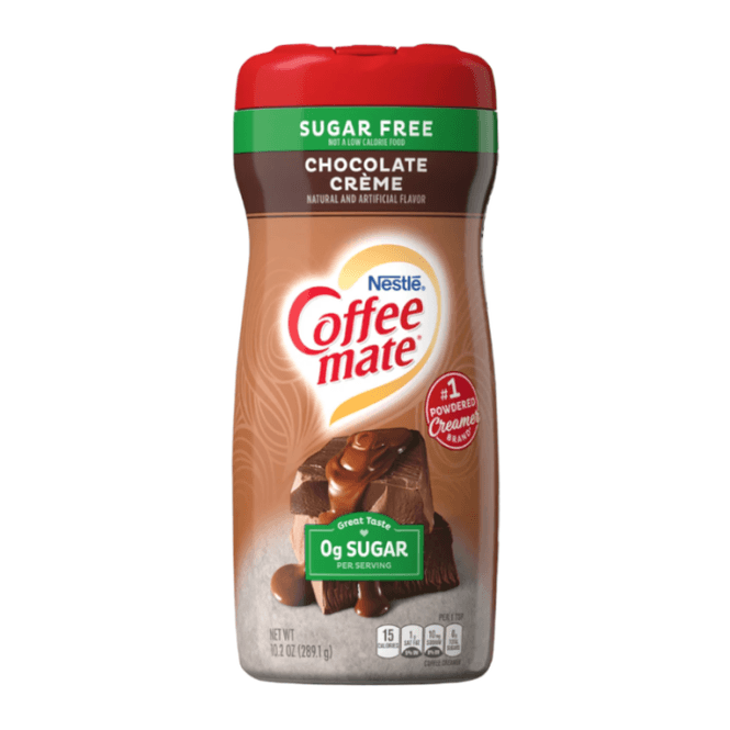 Hovedbilde Coffee-Mate sukkerfri sjokolade Créme 289,1*6st.