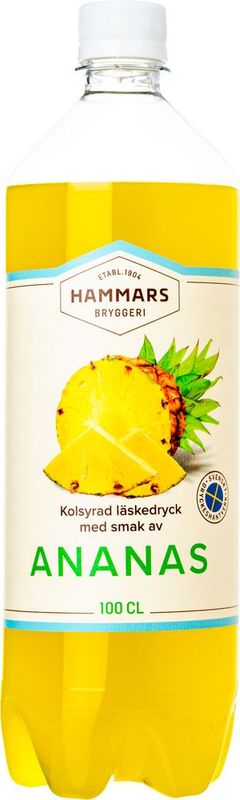 Ananas Brus  Hammars Bryggeri 1L*8st.