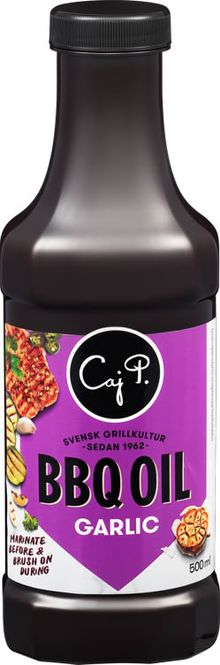 Hovedbilde  Caj P. BBQ Oil Garlic 500ml*6st.
