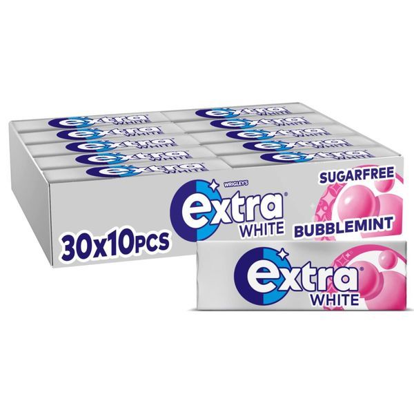 Extra Tyggegummi White Bubblemint  14g*30st.