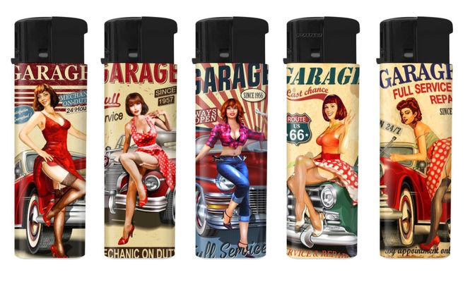 Hovedbilde Lighter Motiv Sense Vintage Garasje 50st.