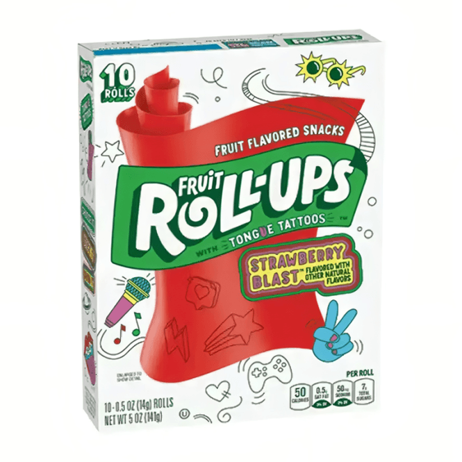 Hovedbilde Betty Crocker Fruit Roll-ups Strawberry Blast 5oz ...