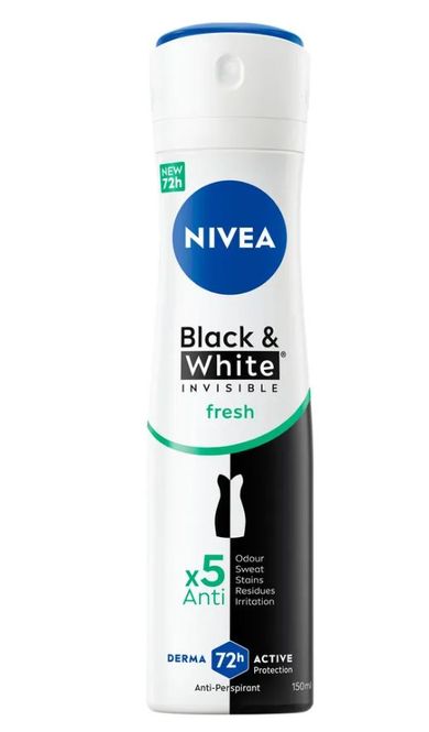 Hovedbilde Nivea Deo- Spray Black& White Fresh Kvinne ...